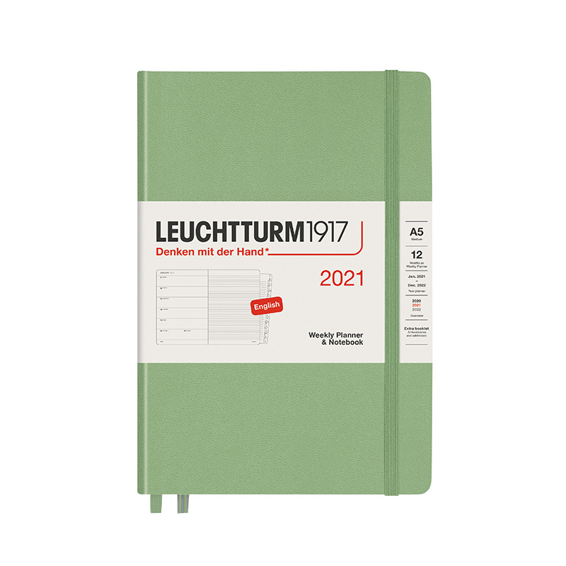 LEUCHTTURM1917德国灯塔周记2021日程本周计划本A5效率手册手账本-图3