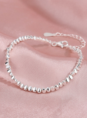 s925纯银碎银几手链网红手链