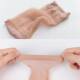 100 pairs of summer thin invisible crystal socks