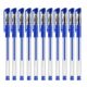 Press the gel pen meeting signature pen for office writing brand with the same carbon blue student learning mite removal sticker