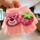New Year Cartoon Children's Plush Warm Gloves