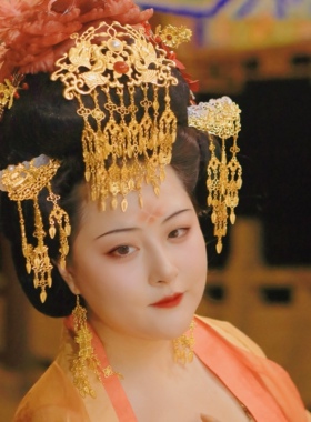 花丝供养人复古风汉服流苏包邮