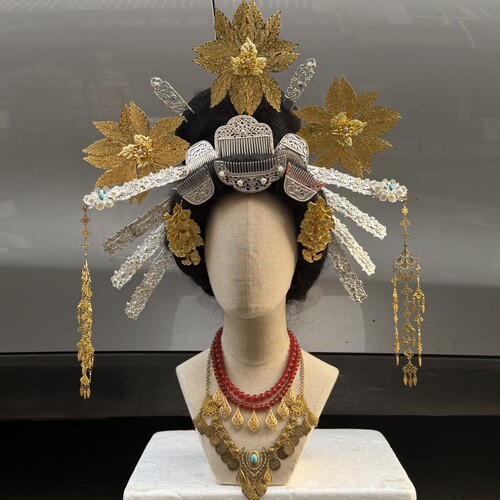 【霜翎阁】敦煌汉服壁画供养人复原全套装配饰品晚唐风｛三娘子｝ - 图2