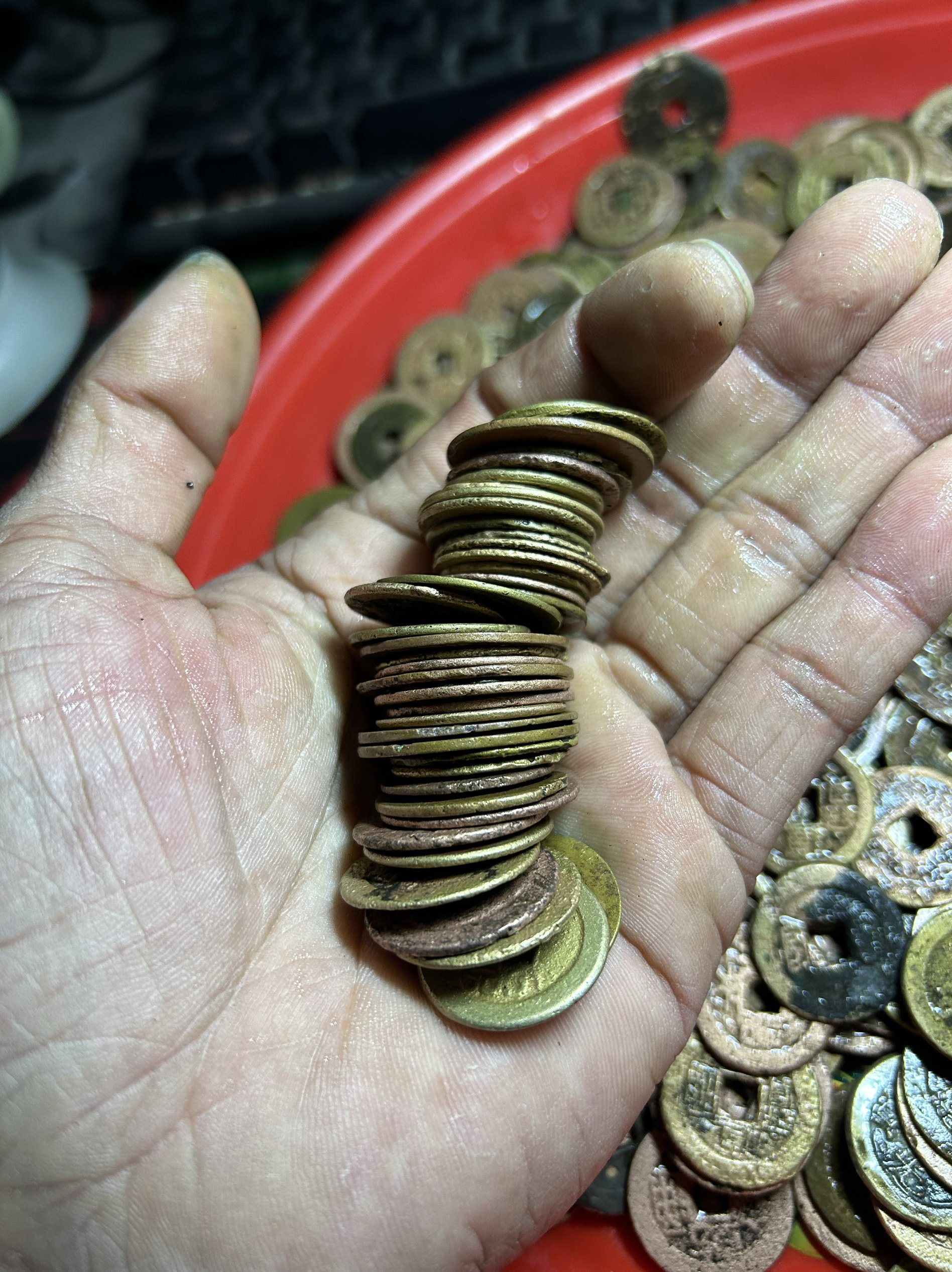 清代清朝清钱通走散走清丝丝古钱古铜币五帝钱乾隆雍正康熙顺治,淘宝优惠券,粉丝福利购,淘宝优惠卷