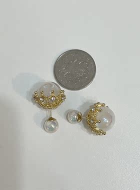 福利价清仓捡漏饰品孤品爆款小众高级感轻奢重工带钻耳环耳饰耳钉