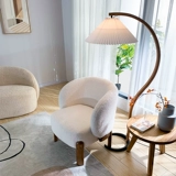 Дизайнерский белый современный диван из натурального дерева для отдыха, популярно в интернете, овечка