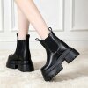 10CM thick sole inner heightening Chelsea boots for women short boots for women