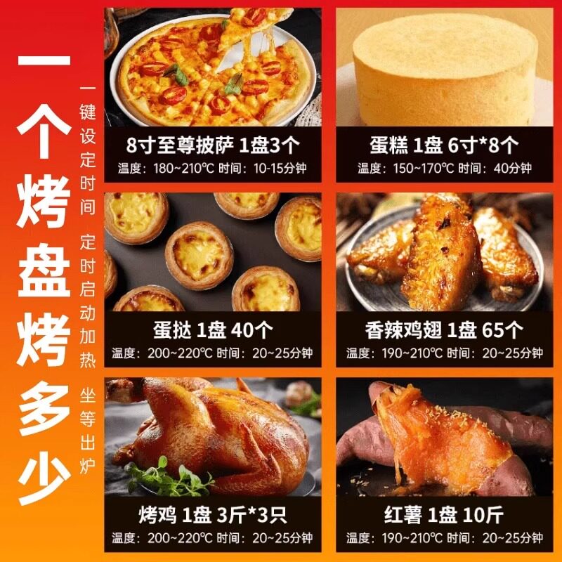 志高商用烤箱二层电热烘焙炉电脑控温大容量专业烘烤设备蛋挞披萨,淘宝优惠券,粉丝福利购,淘宝优惠卷