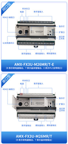 适用于三菱FX3U系列PLC以太网可编程控制器FX3U-M26MR/26MT-E - 图1
