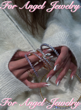 for angel ｜ 力荐！脱戴便利！辣妹绝美闪哭爱心锆钻环扣式手链