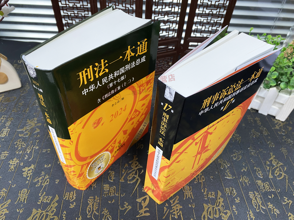 正版2024刑法一本通 第十七版+刑事诉讼法一本通 第17版 2024最新版中华人民共和国刑事诉讼法总成刑法刑诉法一本通2023法律出版社 - 图3