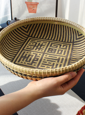 高端精品针线手工艺收藏老式竹编