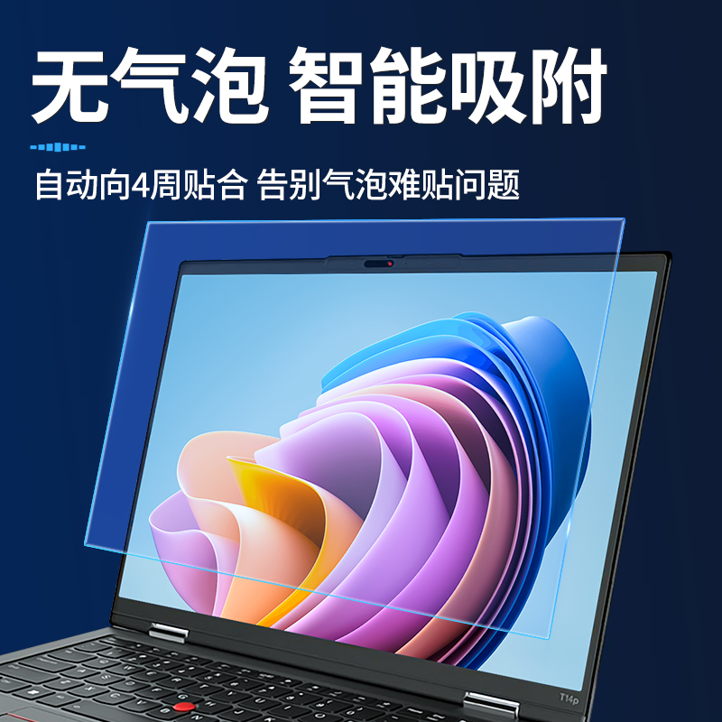 适用联想ThinkPad屏幕膜X1 Carbon笔记本E14保护膜neo14寸2023电脑T14s防窥X13膜S2贴膜P15v蓝光15.6磨砂L15R - 图1