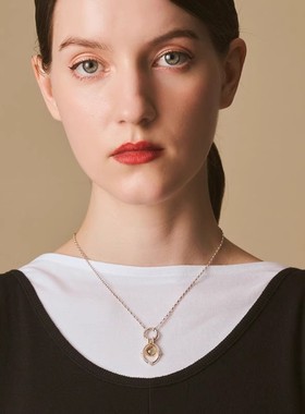 女纯银日系哥特教堂戒指拉长石