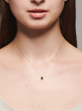 夜空星光戒指方形绿金石