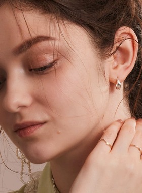 nojess女纯银日系莫桑钻戒指