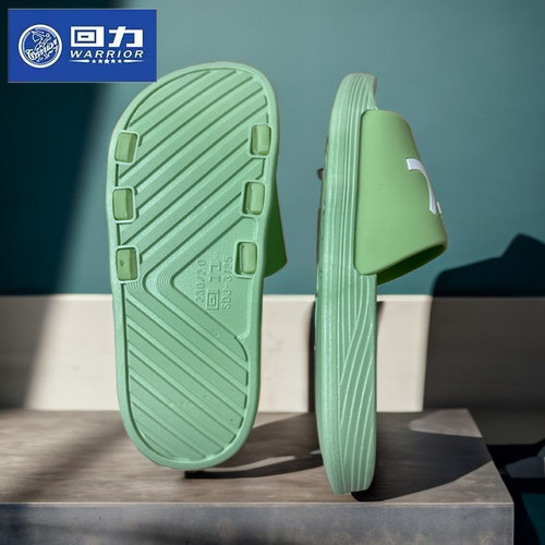 上海回力新款女士拖鞋夏防滑软底宿舍学生家用室内浴室外穿一字鞋 - 图1