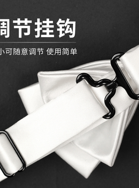 光的喜悦白色英式领结衬衫西装