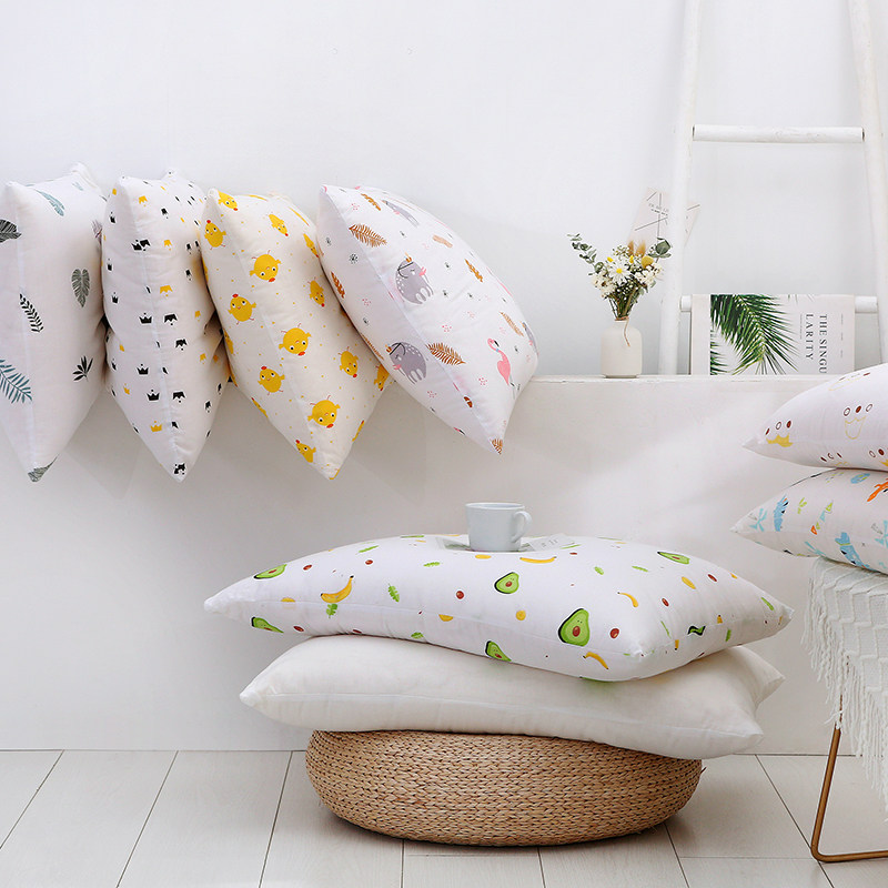 棉花枕芯枕头助睡眠家用成人护颈椎枕儿童纯棉双人单人学生枕头芯,淘宝优惠券,粉丝福利购,淘宝优惠卷