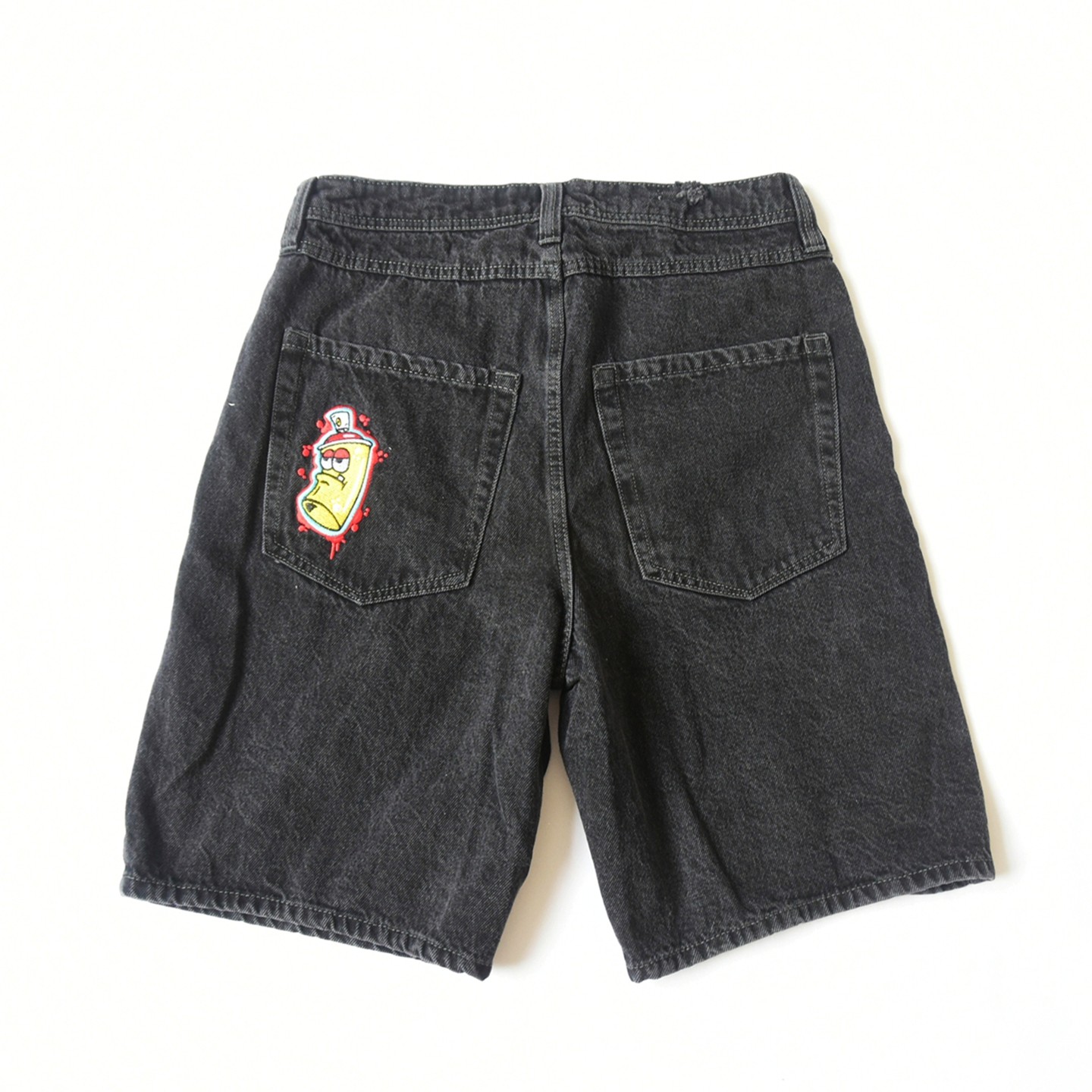 外单夏季复古水洗做旧牛仔短裤 美式街头嘻哈滑板裤 休闲五分裤,淘宝优惠券,粉丝福利购,淘宝优惠卷