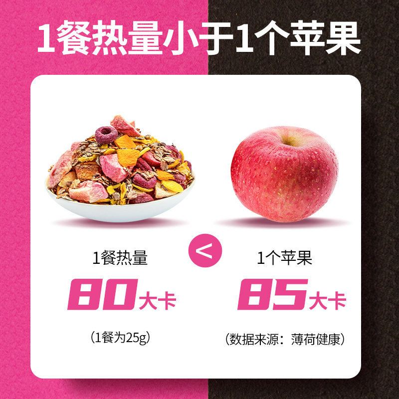 【0添加低脂】熊孩子黑麦片燕麦片 熊孩子食品冲饮麦片