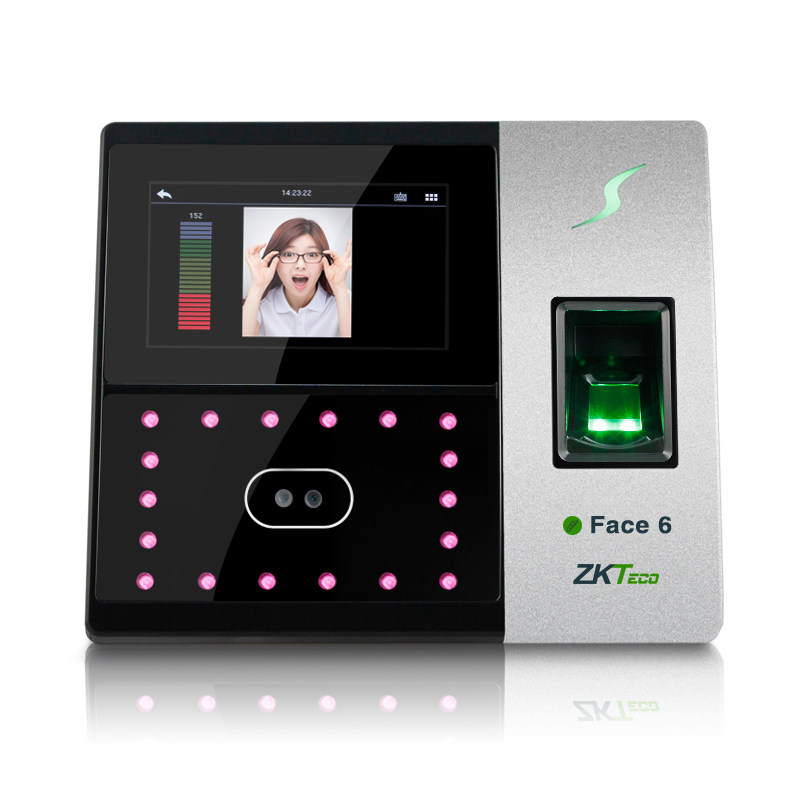 zkteco /熵基科技服服face6打卡机 格迈伟业办公考勤门禁
