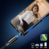 Мужская двухдуговая креативная высококлассная ветрозащитная зажигалка с зарядкой, подарок на день рождения, делается под заказ