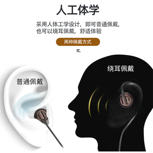 音可若瓦/yincrow RW-777MKII平头耳塞发烧耳机hifi睡觉塞升级版 - 图0