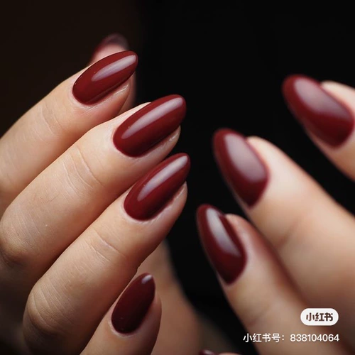 Импортный демисезонный бордовый лак для ногтей для маникюра, в корейском стиле, Южная Корея
