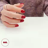 Южнокорейский высокий нежный розовый лак для ногтей Красный костюм -Мэри Королева Красный А19