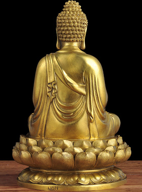 黄铜大日如来佛祖寺庙供奉工艺品