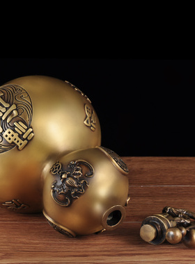 福字葫芦风水家居客厅酒柜装饰品