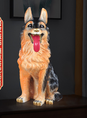 纯铜看门狗风水办公室商务工艺品