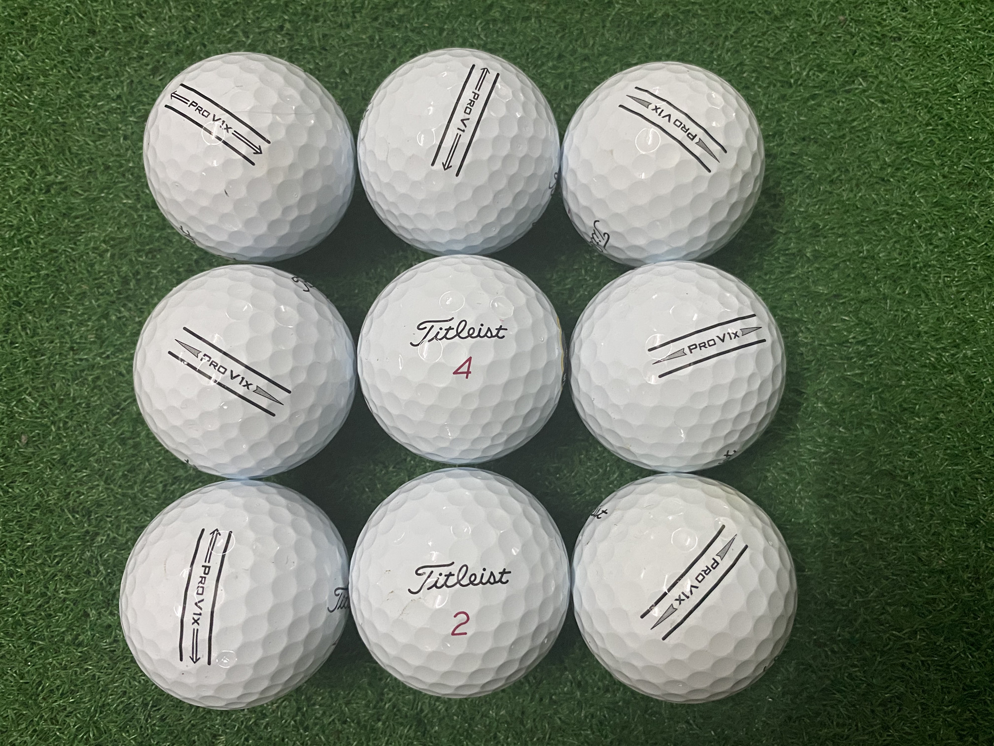 Titleist三线球PROV1 V1X三层四层球高尔夫二手球比赛球推杆用 - 图0