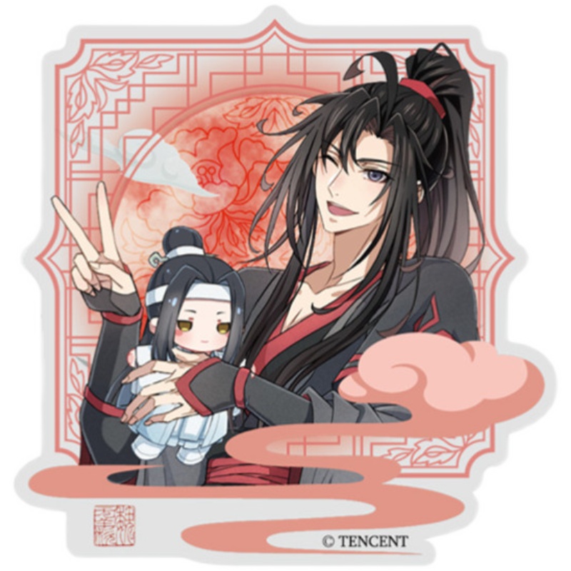 魔道祖师动画周边娃娃系列徽章魏无羡蓝忘机官方正版现货-图3