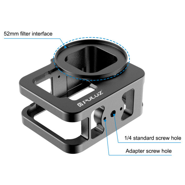 PULUZ suitable for GoPro HERO12/11/10Black action camera protective case metal rabbit cage