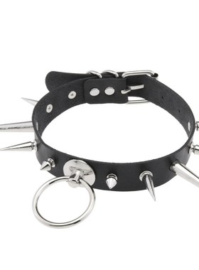 摇滚超酷暗黑古怪哥特配饰pu