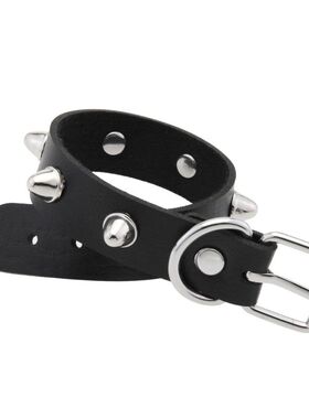 跨境欧美街拍朋克铆钉手链夜店时尚情侣饰品精美单排手环手镯手饰