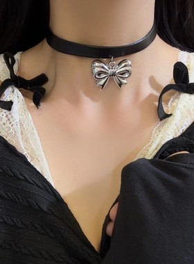 原宿暗黑风皮带扣颈链女甜酷辣妹choker项圈个性嘻哈简约锁骨链潮