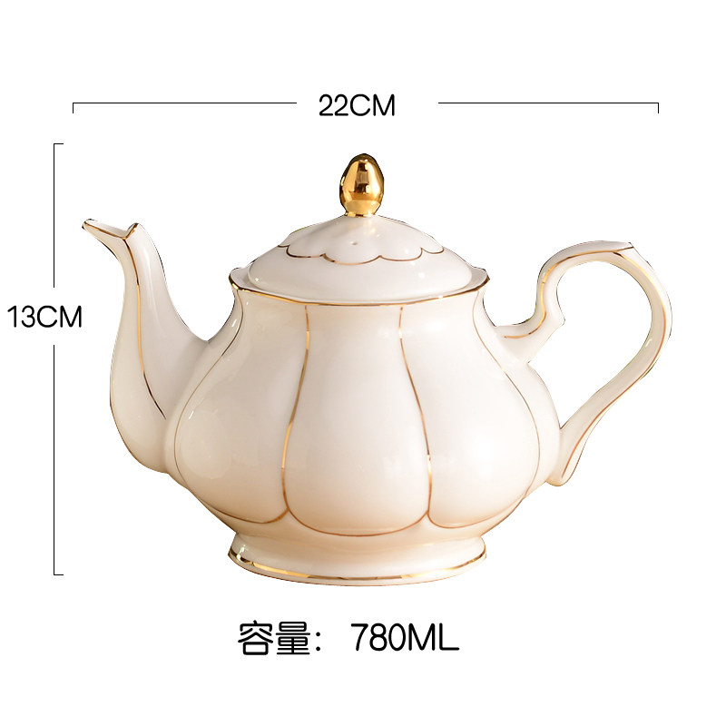 Bone porcelain high-end coffee cup and saucer exquisite jusunde