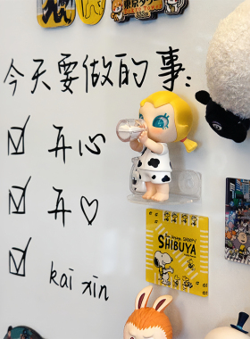 手办墙挂装饰展示架L型亚克力