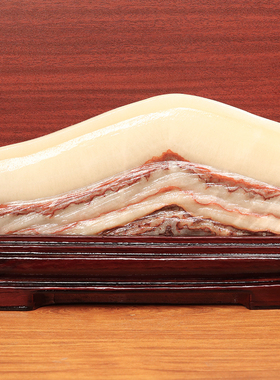 28*17*2cm2290g天然石材奇石摆件猪肉石五花肉桌面装饰雕刻石摆件