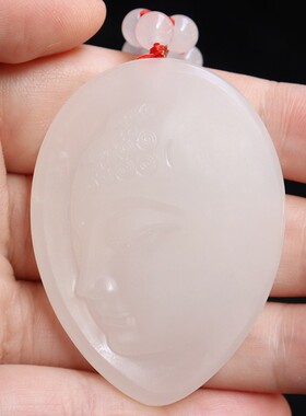 38*52*8mm 43g天然玉石挂牌 桂林鸡血玉石吊牌 高端上朗料玉化红