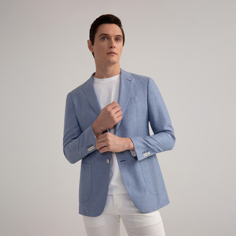 baromon /培罗蒙2021秋款羊毛亚麻 培罗蒙西服