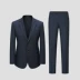 BAROMON / Peermont mùa thu mới phù hợp với nam giới Kinh doanh hải quân đang hoàn thiện bộ đồ len - Suit phù hợp đồ vest Suit phù hợp