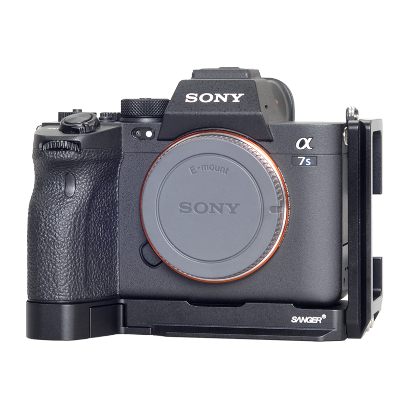 适用sony索尼A7M4竖拍板A7R4 A7R5快装板A1 L型底座A7S3单反微单相机A9II大疆稳定器竖拍配件 - 图0