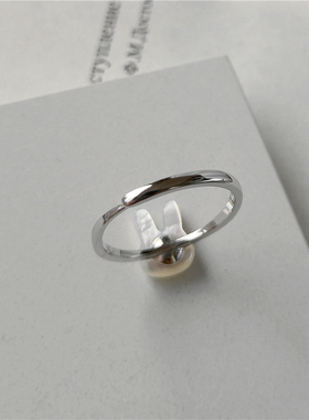 海棠社专注雕贝壳可爱兔兔s925