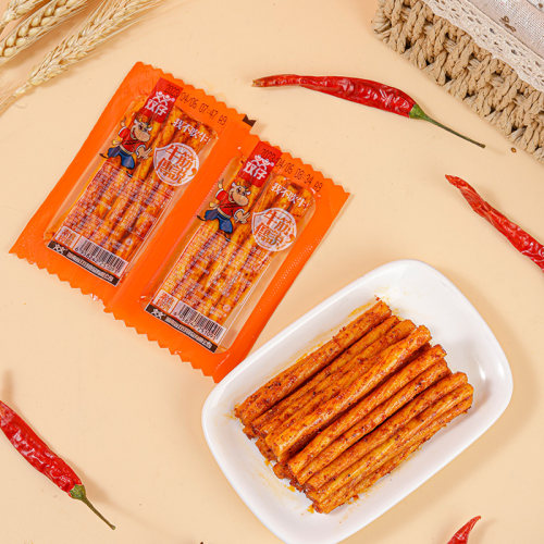 双仔牛筋传说素牛筋手撕牛板筋辣条辣片儿时怀旧零食品湖南 - 图1