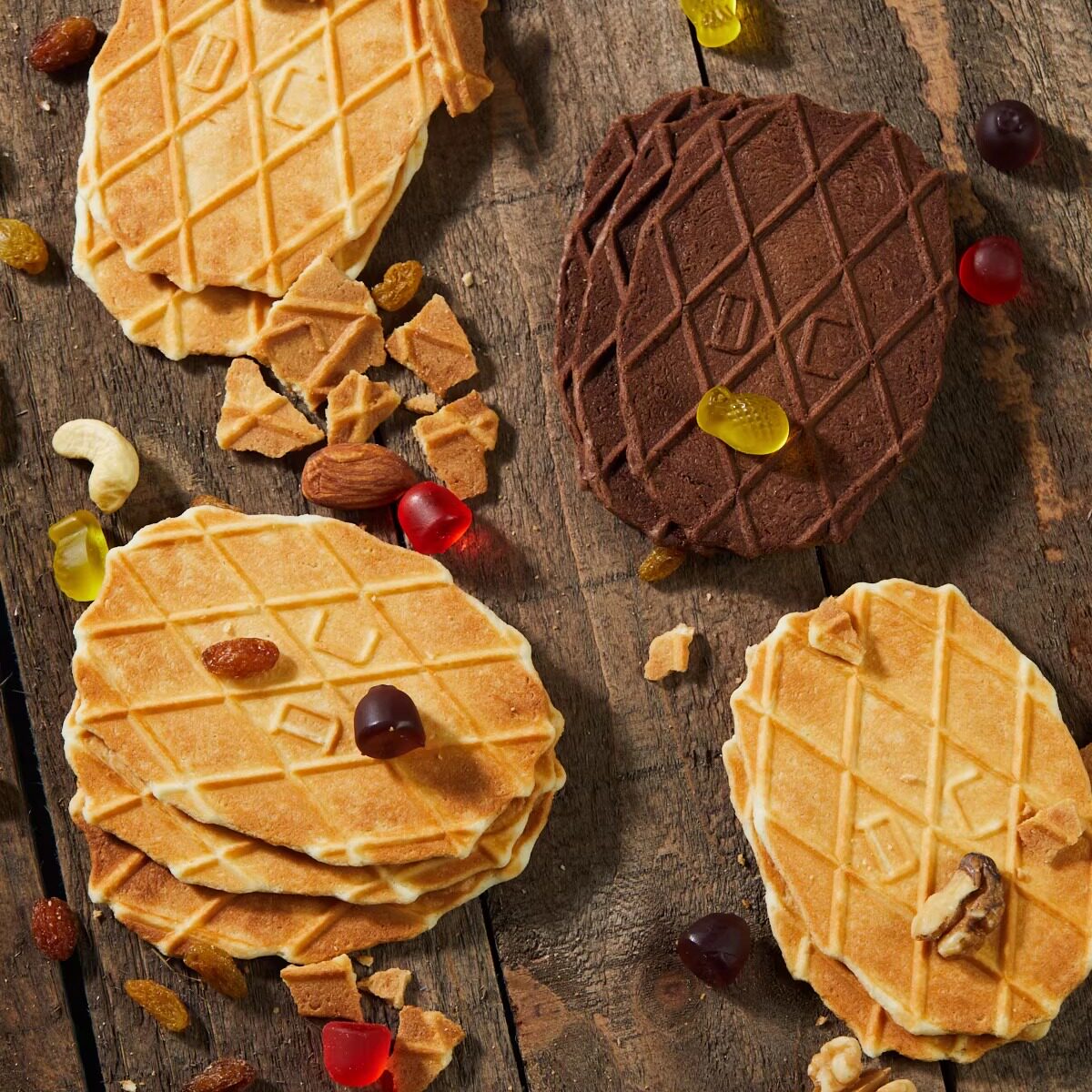 丹夫华夫饼分享装安佳黄油味零食面包早餐（清仓赠品，不喜勿拍）