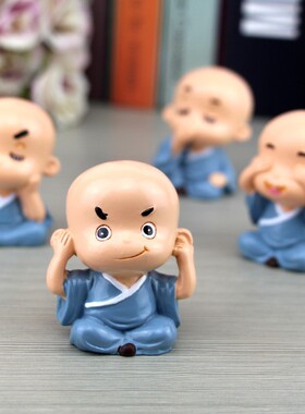 可爱风少林汽车保平安家居装饰